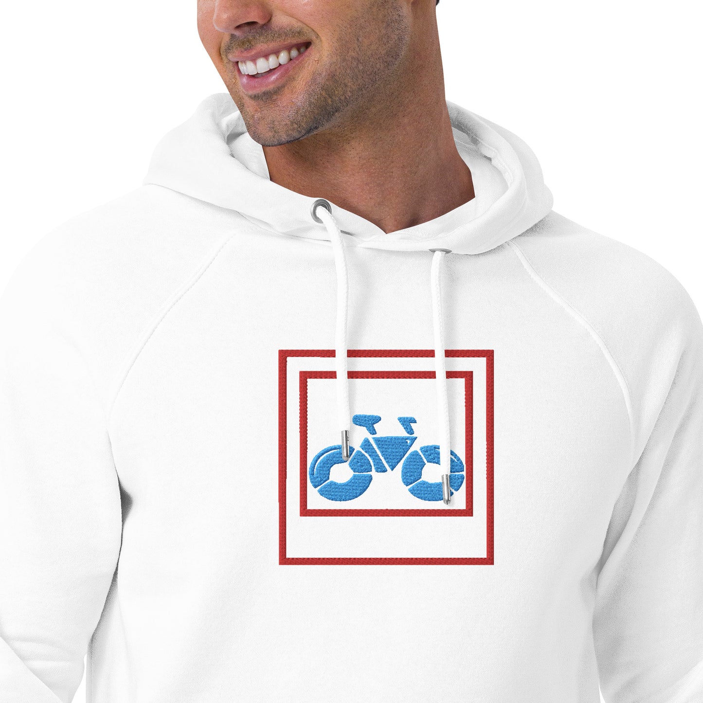 Unisex eco raglan hoodie